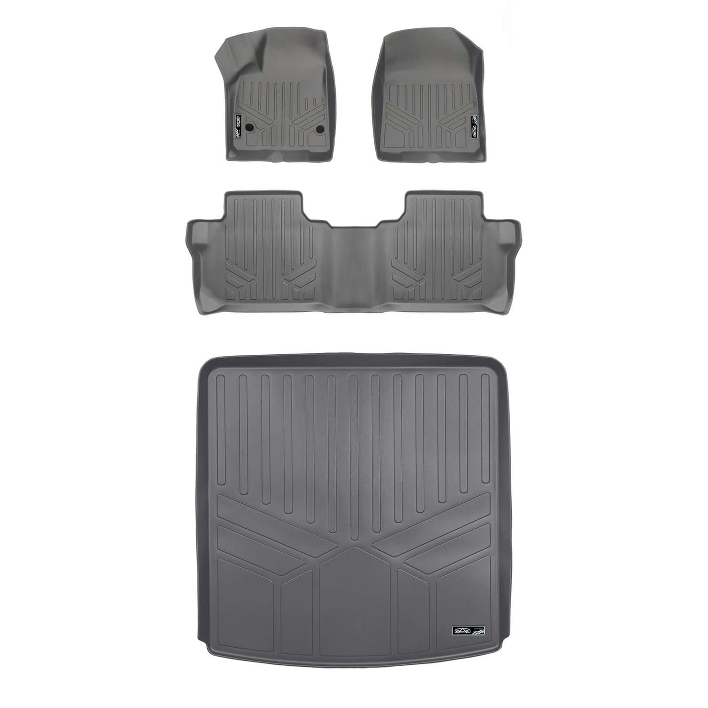 SMARTLINER Floor Liners for 2017-2023 GMC Acadia (7 Passenger)