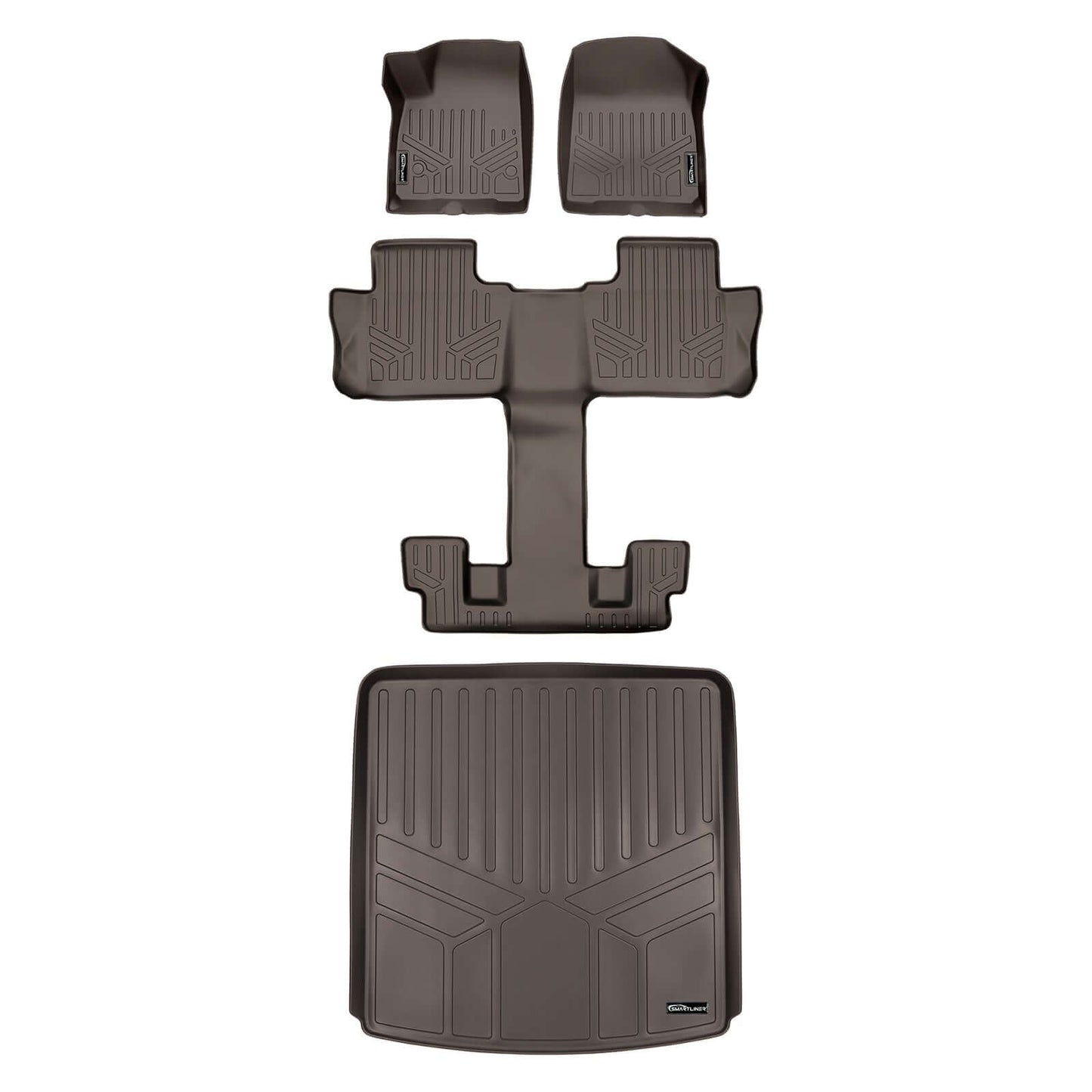SMARTLINER Floor Liners for 2017-2023 GMC Acadia (6Passenger)