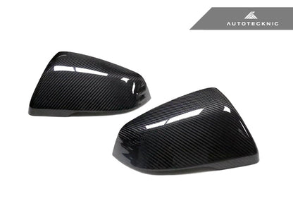 AutoTecknic Replacement Version II Dry Carbon Mirror Covers - F48 X1 | F44 2-Series Gran Coupe