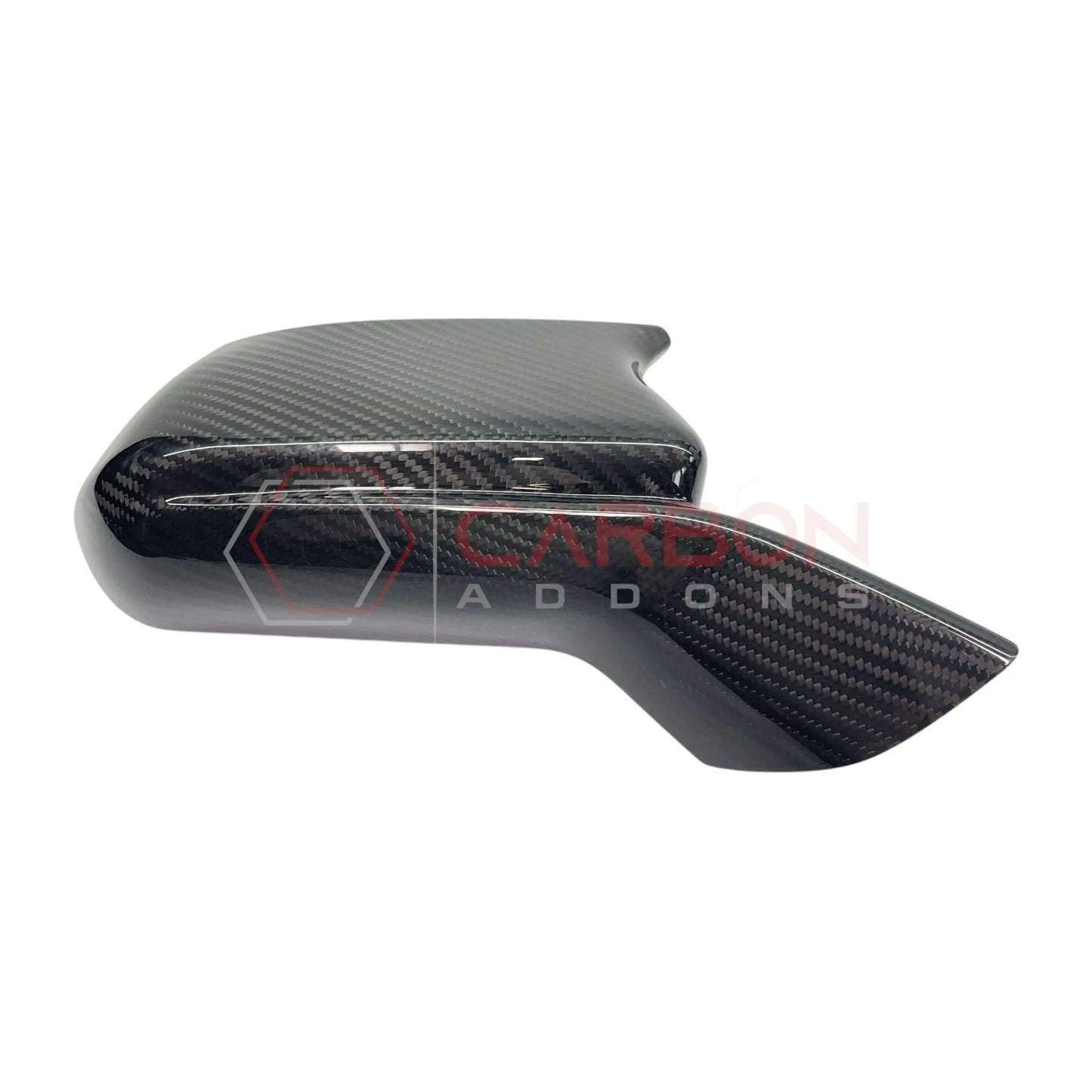 2016-2024 Camaro Real Carbon Fiber M Style Mirror Covers - With Winglet