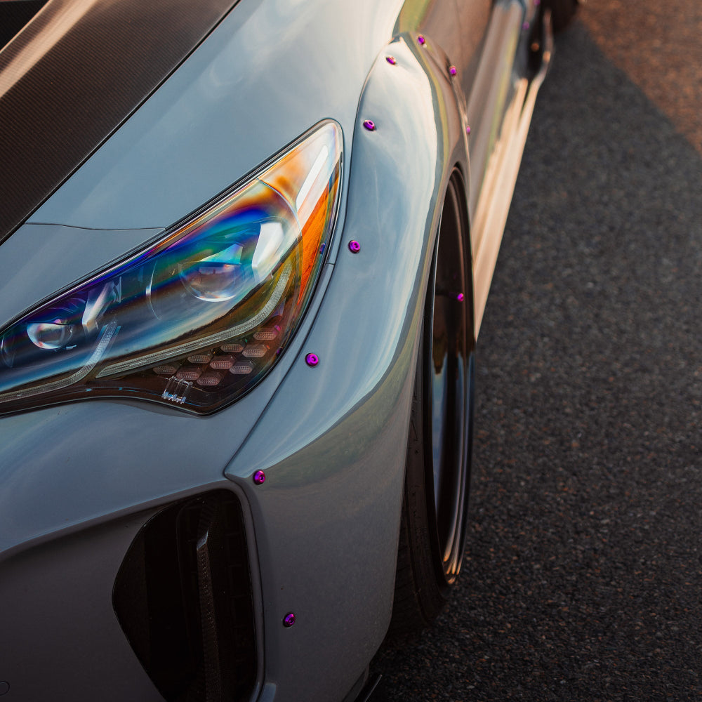 Dress Up Bolts Titanium Widebody Hardware - Bundle F