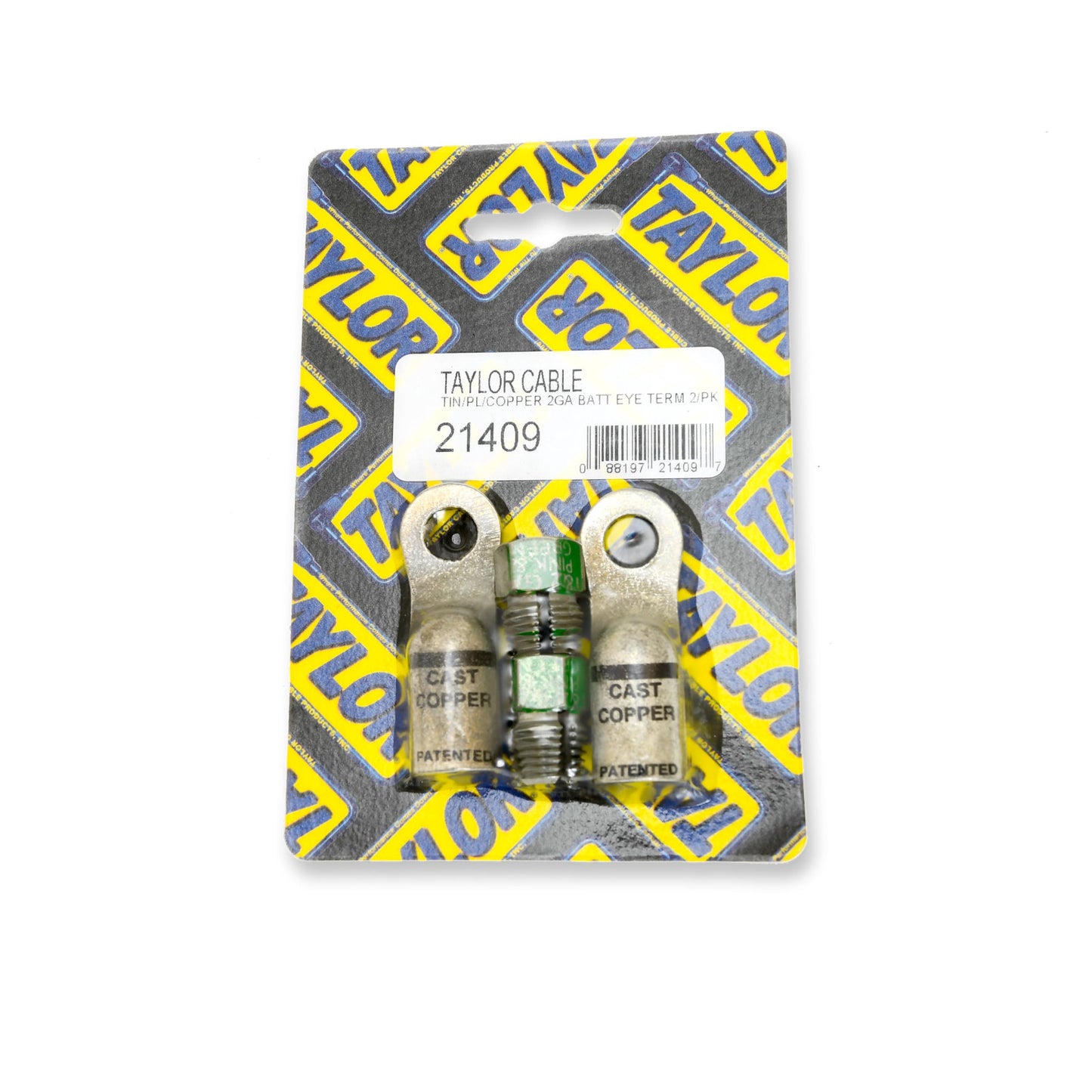 Taylor Cable Brass 2ga Battery Eyelet Term 21409