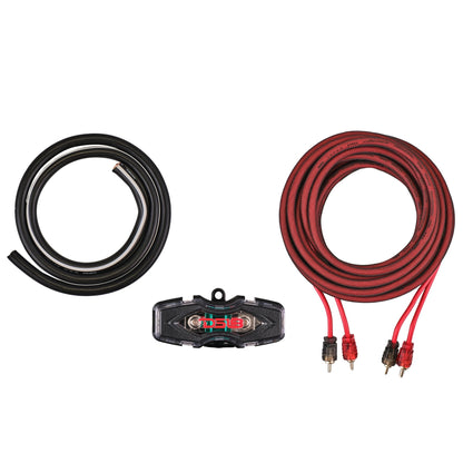 4-GA Amplifier Installation Wiring Kit - Red