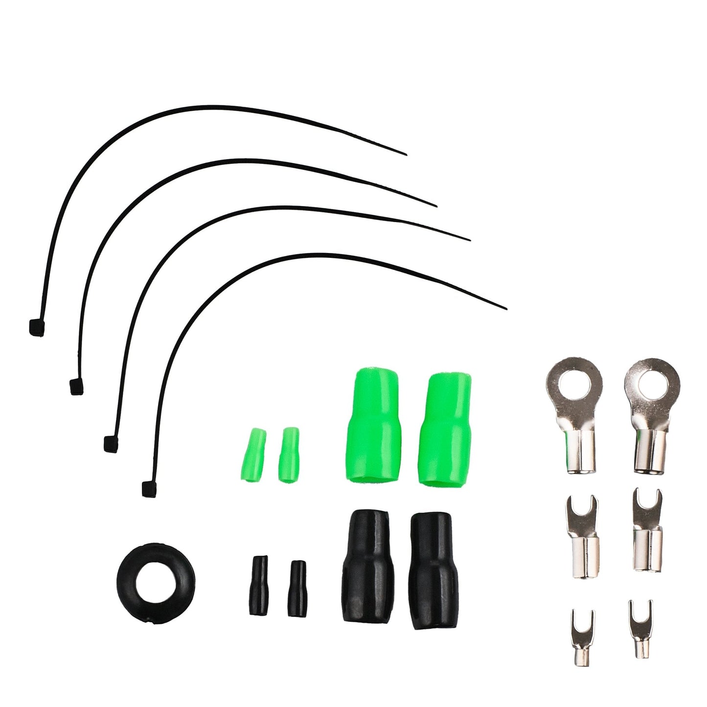 4-GA Amplifier Installation Wiring Kit - Green