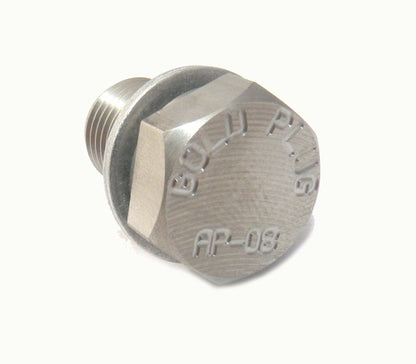 AP08 | GoldPlug | M14x1.5 | USA | Magnetic Drain Plug | Stainless | Fits Many Dodge/Chrysler/Jeep Engine Oil Pans | SW02 Washer Included |