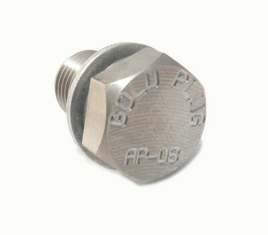 AP08 | GoldPlug | M14x1.5 | USA | Magnetic Drain Plug | Stainless | Fits Many Dodge/Chrysler/Jeep Engine Oil Pans | SW02 Washer Included |