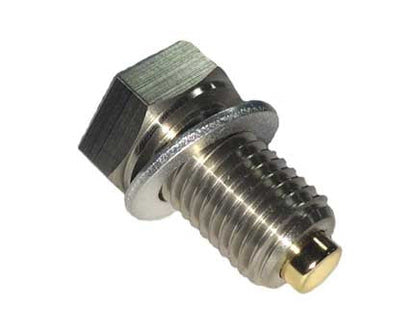 GoldPlug | M12x1.5 | AP11 | USA | Magnetic Drain Plug | Stainless | Fits all BMW Car engines | SW03 Washer Included |