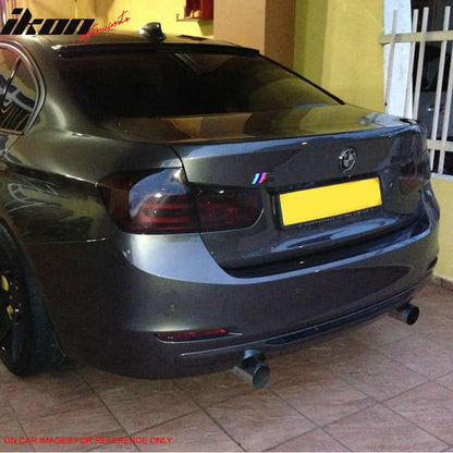 2012-2018 BMW 3-Series F30 Sedan AC-S Matte Black Roof Spoiler Wing