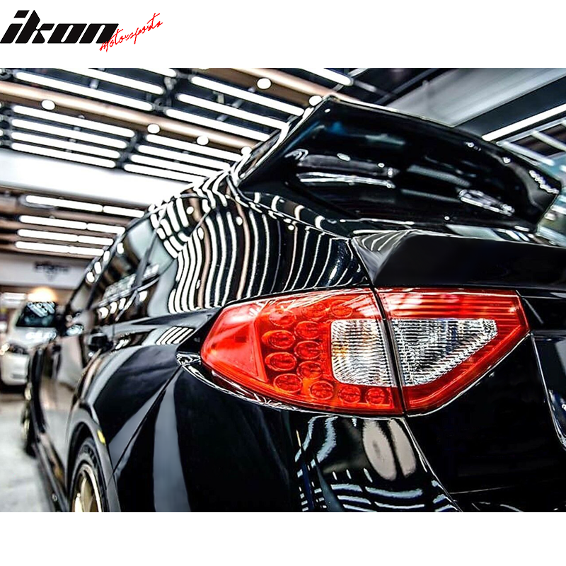 2008-2011 Subaru Impreza WRX STI Wagon Black Rear Trunk Spoiler FRP