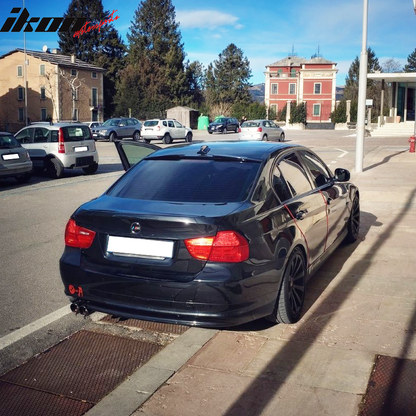 Universal Fitment Carbon Fiber Print Adjustable Rear Roof Spoiler ABS