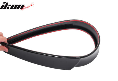 Universal Fitment Rear Window Roof Spoiler Wing Glossy Black