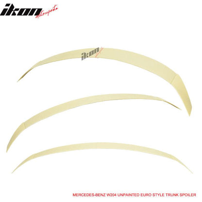 Fits 08-14 Mercedes-Benz W204 C-Class Euro UnRear Spoiler Wing - ABS