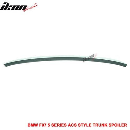 2010-2015 BMW F07 535i GT Hatchback A Style Unpainted Roof Spoiler ABS