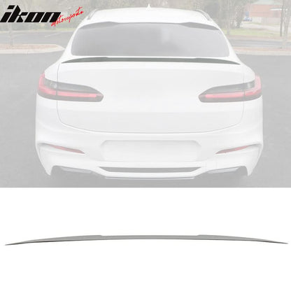 2019-2025 BMW G02 X4 Performance Style Rear Spoiler Unpainted ABS