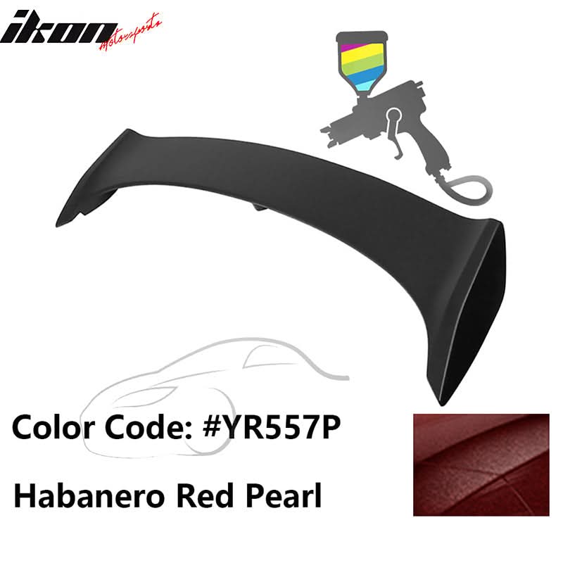 2006-2011 Honda Civic Painted Trunk Spoiler 3rd Brake LED Light ABS