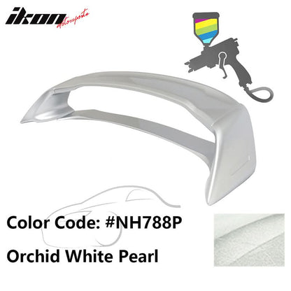 2012-2015 Honda Civic 4Dr Mugen Style Painted Trunk Spoiler Wing ABS