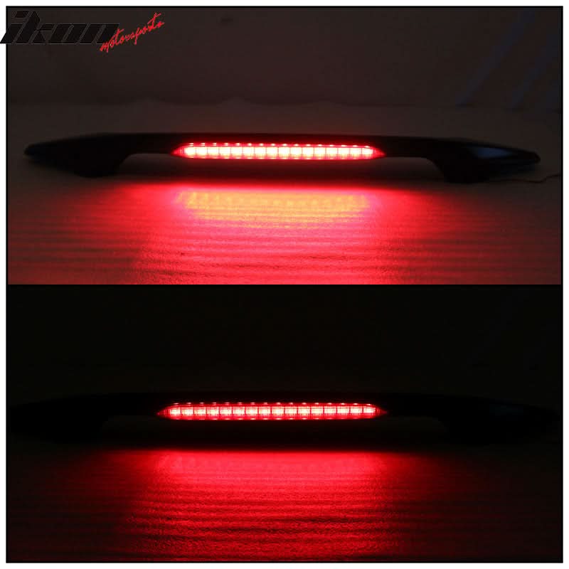 2016-2021 Honda Civic X Sedan Trunk Spoiler with LED Brake Light ABS