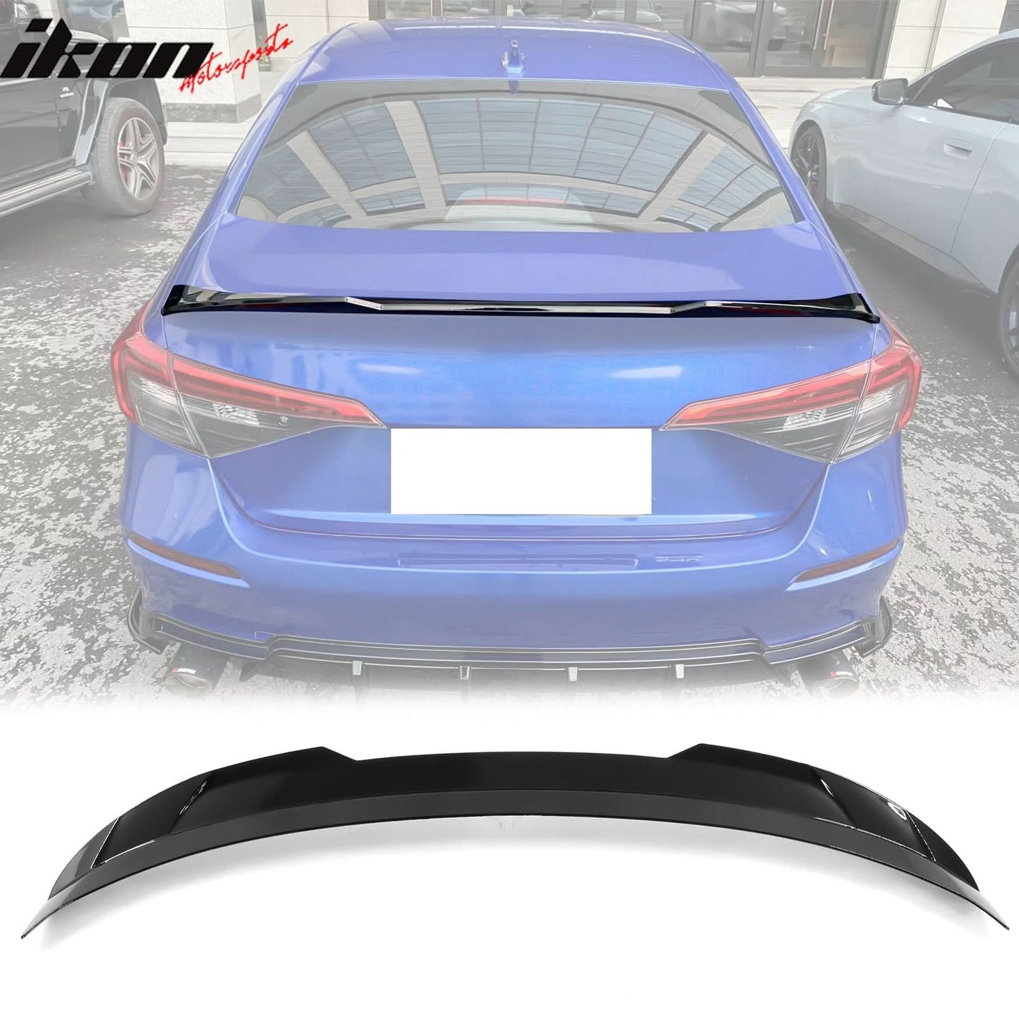 2022-2024 Civic FE-C Style Gloss Black Bodykit (Front Rear Trunk Side)
