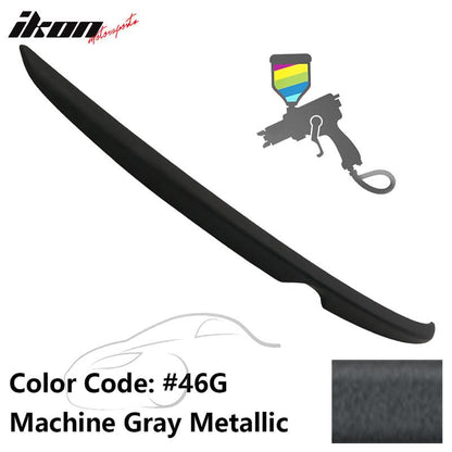 Matte Fits 14-18 Mazda 3 Mazda3 Sedan Flush Factory Trunk Spoiler