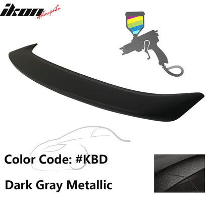 2013-2019 Nissan Sentra 4Dr Sedan Painted Trunk Spoiler ABS