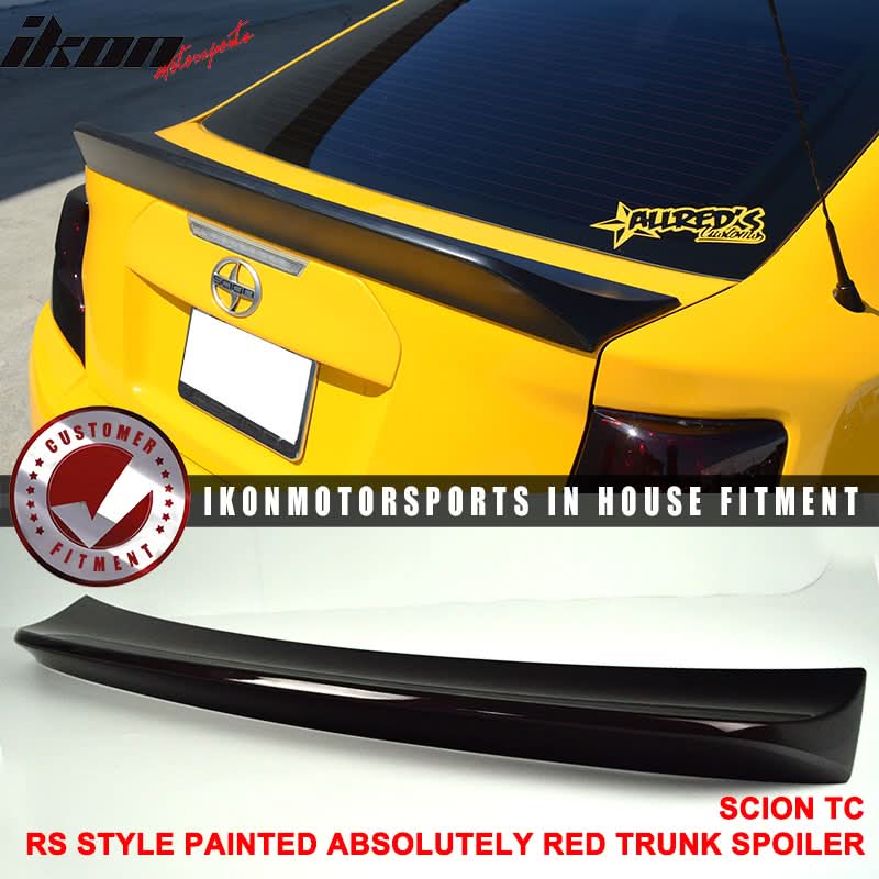 2011-2016 Scion TC RS Style Painted ABS Rear Trunk Spoiler Wing