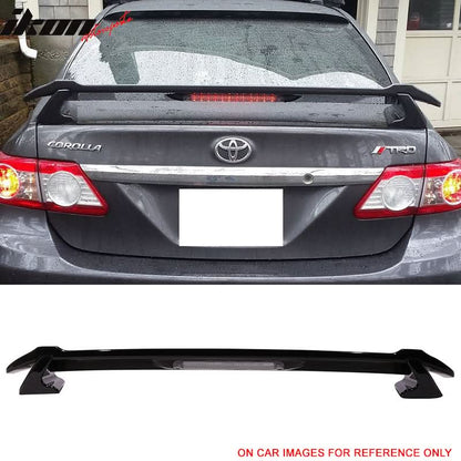 2009-2013 Corolla Sedan Sportivo Trunk Spoiler & LED Brake Light ABS