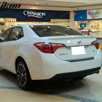 2014-2019 Toyota Corolla OE Style Rear Trunk Spoiler Wing Lip ABS