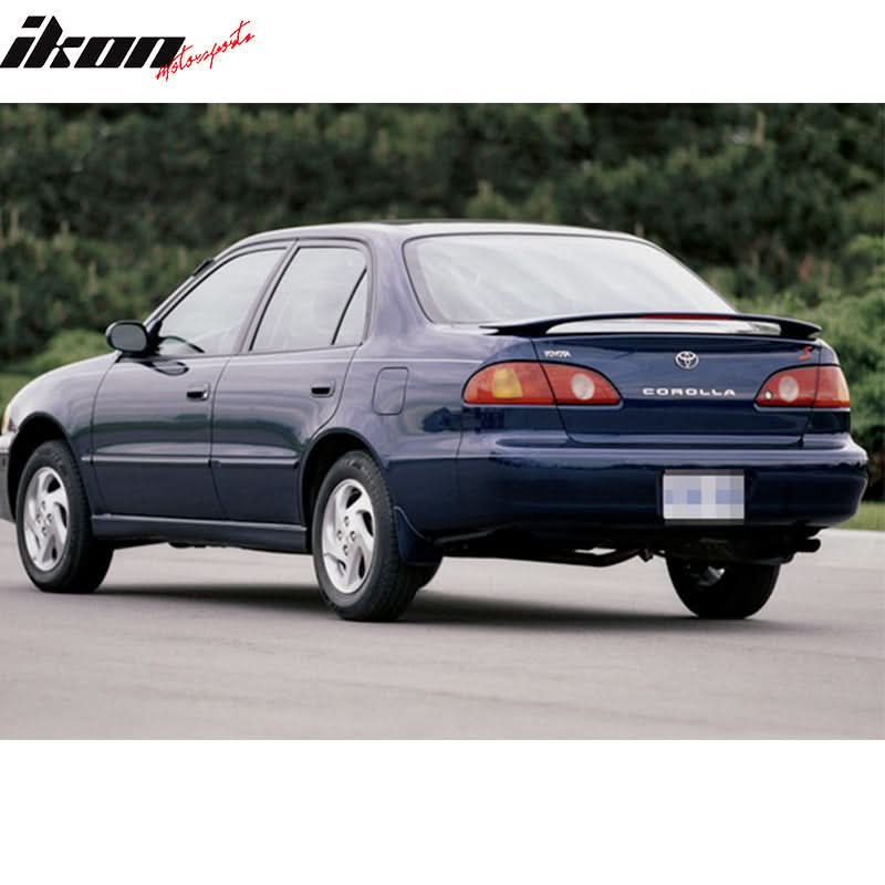 1998-2002 Toyota Corolla Rear Trunk Spoiler W/LED ABS
