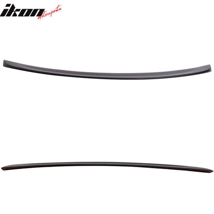 2012-2025 Tesla S Sedan 4-Door Unpainted Black Rear Spoiler Wing ABS