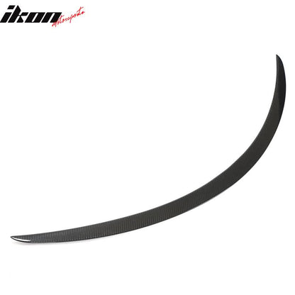 2012-2023 Tesla Model S Gloss Black Rear Spoiler Wing Dry Carbon Fiber