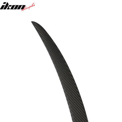 2012-2023 Tesla Model S Gloss Black Rear Spoiler Wing Dry Carbon Fiber