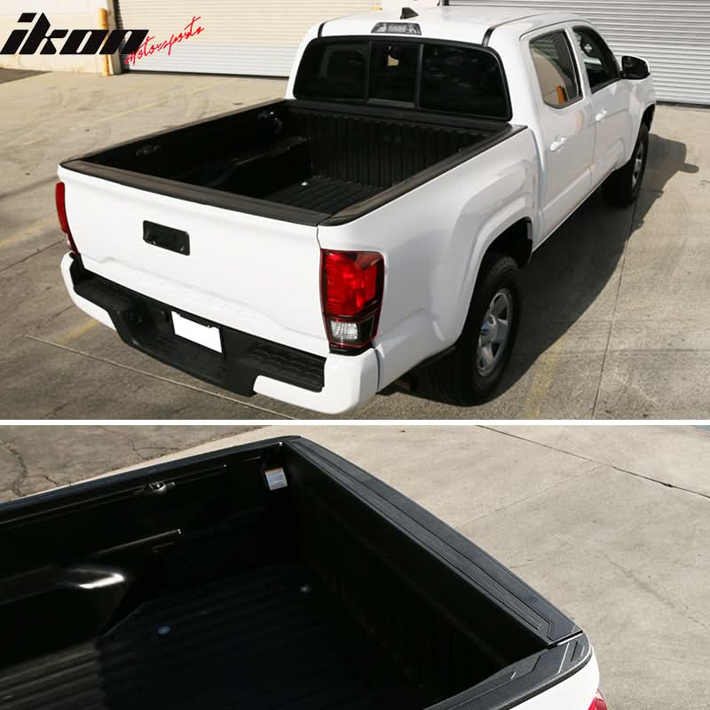 2016-2023 Toyota Tacoma Pickup Black Trunk Tailgate Molding Cover PP