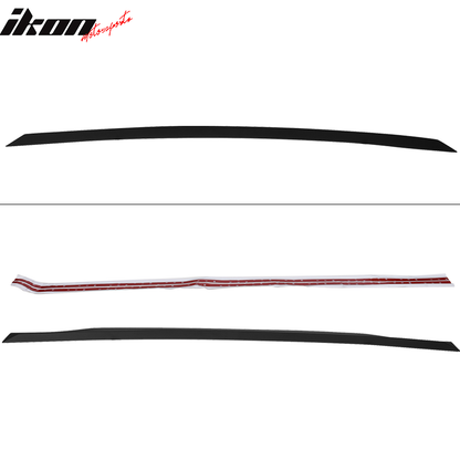 2008-2014 Subaru WRX STI Matte Black Top Gurney Flap Trunk Spoiler FRP