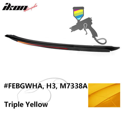 2015-2023 Ford Mustang Coupe Convertible Long LED Trunk Spoiler ABS