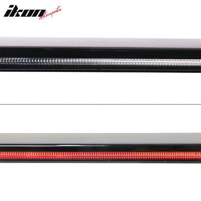 2016-2021 Honda Civic Sedan Long LED Matte Black Trunk Spoiler ABS