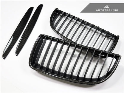 AutoTecknic Carbon Fiber Front Grille Set - E90 Sedan / E91 Wagon | 3 Series