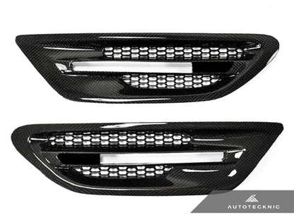 AutoTecknic Replacement Carbon Fiber Fender Vents - F10 M5