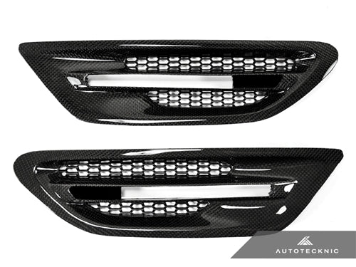 AutoTecknic Replacement Carbon Fiber Fender Vents - F10 M5