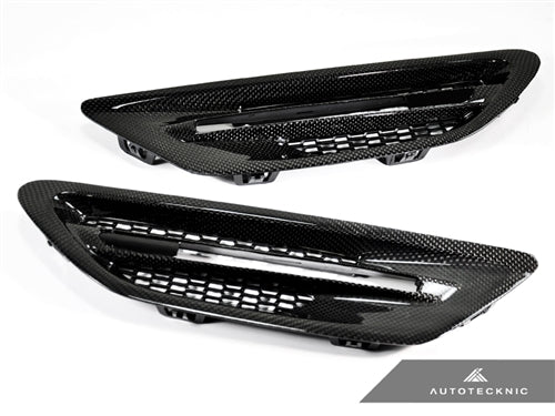 AutoTecknic Replacement Carbon Fiber Fender Vents - F10 M5