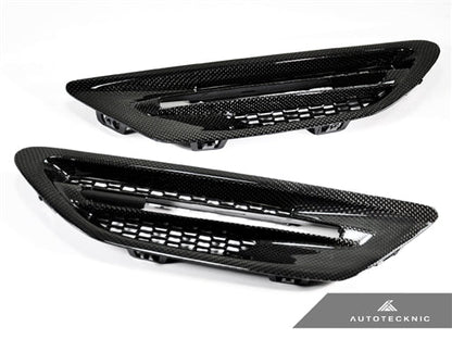 AutoTecknic Replacement Carbon Fiber Fender Vents - F10 M5