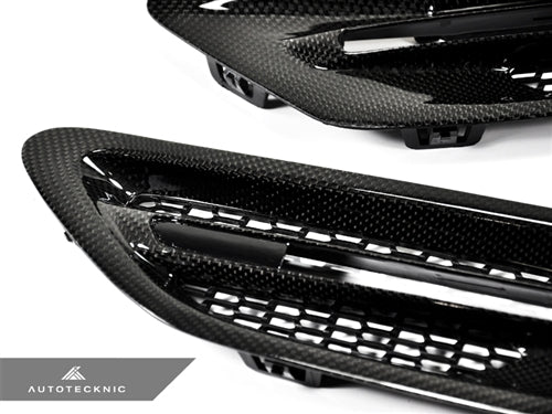 AutoTecknic Replacement Carbon Fiber Fender Vents - F10 M5
