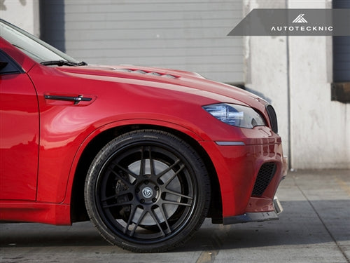 AutoTecknic Replacement Stealth Black Fender Gills - E71 X6M