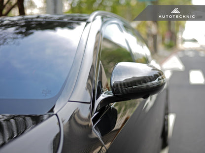 AutoTecknic Replacement Version II Dry Carbon Mirror Covers - Mercedes-Benz H247 GLA-Class