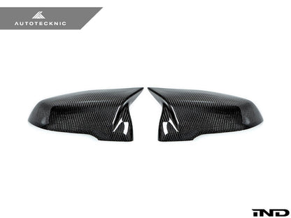 AutoTecknic M-Inspired Carbon Fiber Mirror Covers - BMW F10 5-Series 14-16
