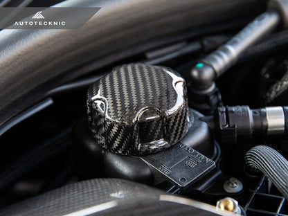 AutoTecknic Dry Carbon Charge Cooler Tank Cap Cover - F85 X5M | F86 X6M