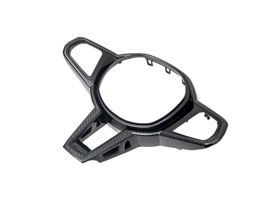 AutoTecknic LCI Carbon Steering Wheel Trim - BMW G22/ G26 4-Series 2025-Up