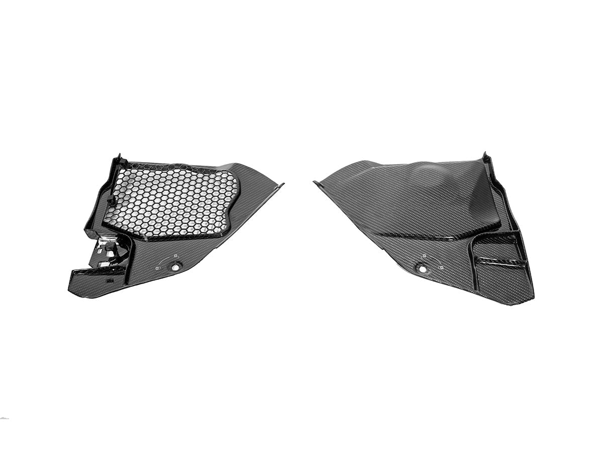 AutoTecknic Dry Carbon Engine Cowl Panel Trim Set - Toyota A90 Supra 2020-Up