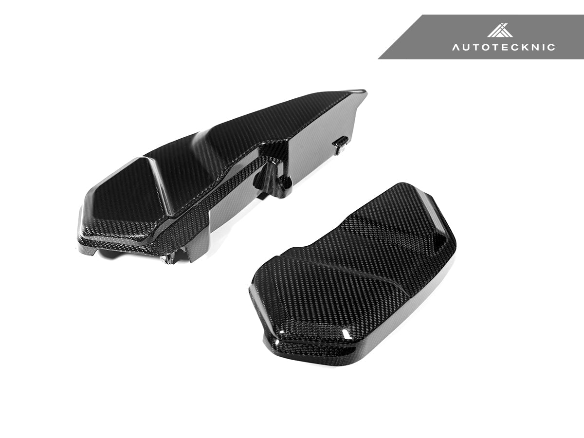 AutoTecknic Carbon Engine Cover Extension Set - F90 M5 | F91 F92 F93 M8