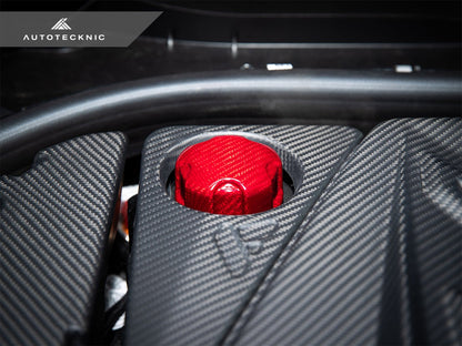 AutoTecknic Dry Carbon Charge Cooler Tank Cap Cover - F10 M5