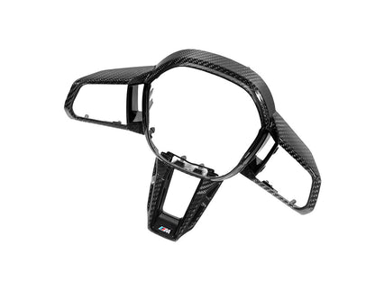 AutoTecknic Carbon Fiber Steering Wheel Trim - BMW G45 X3 M-Sport